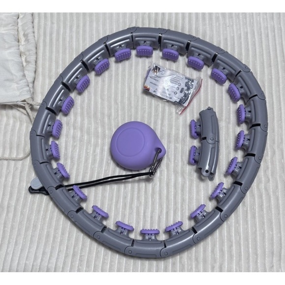 Infinity Hoop Weighted Fitness Full Body Workout Brand New Open Box - Purple - Picture 2 of 2